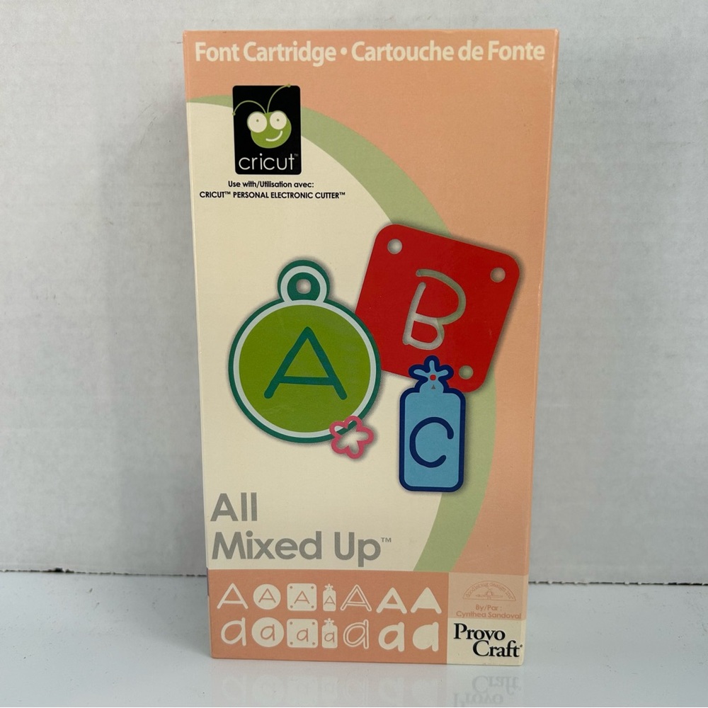 Cricut ALL MIXED UP font